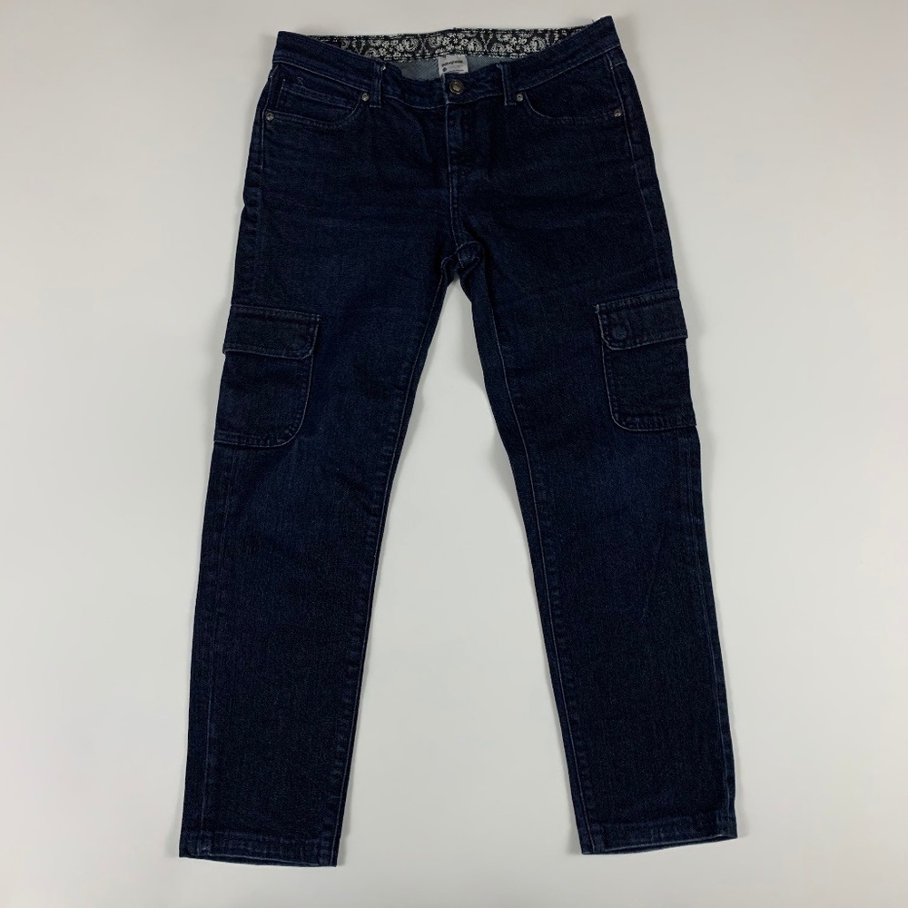 Patagonia Iron Clad Denim Skinny Cargo Ankle Jeans